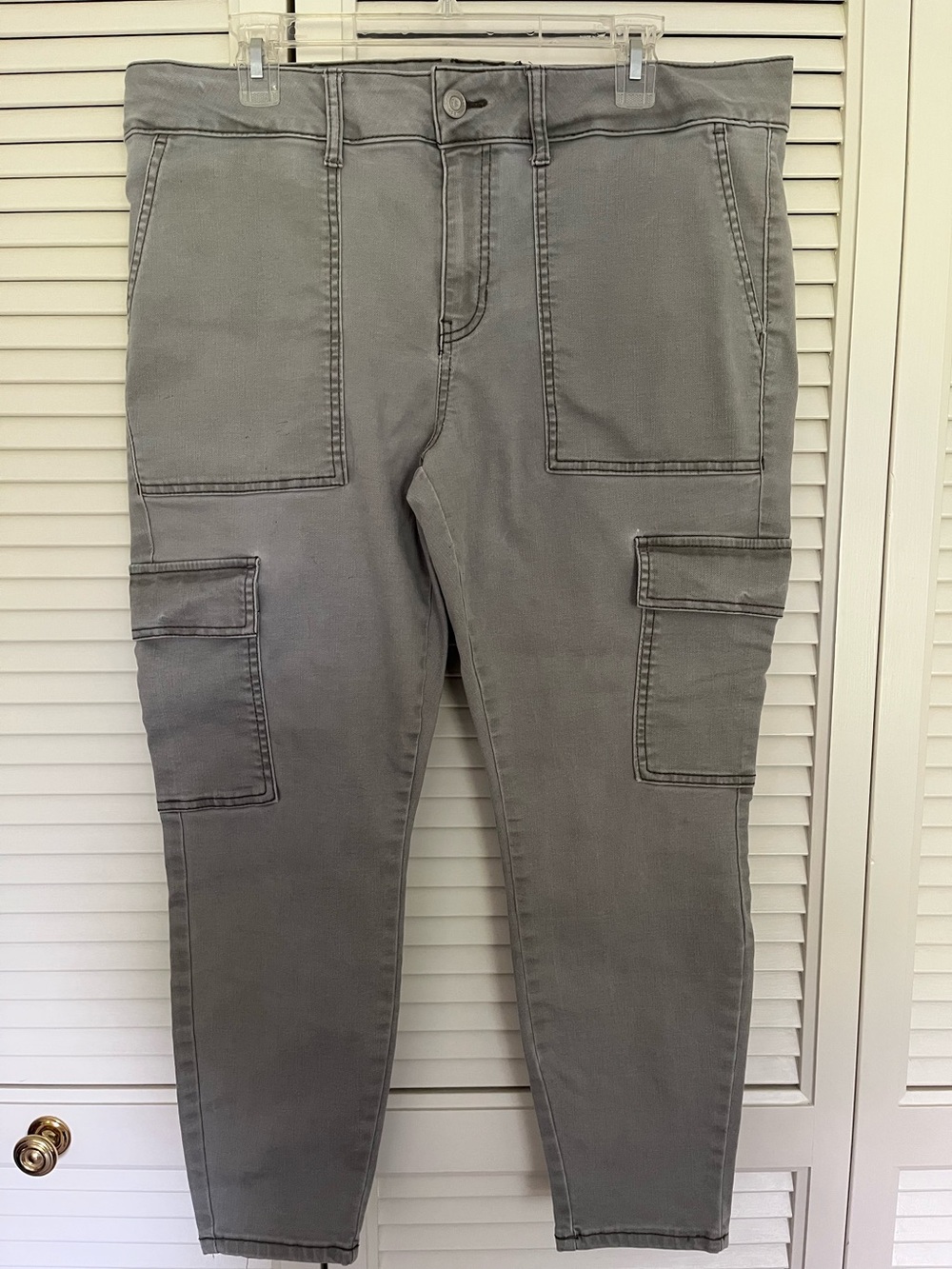 True Craft cargo skinny jeans